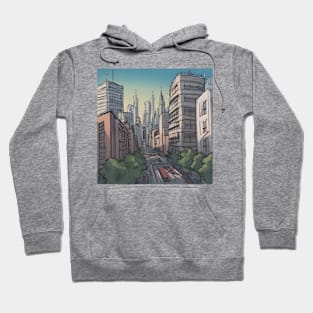 city ​​portrait Hoodie